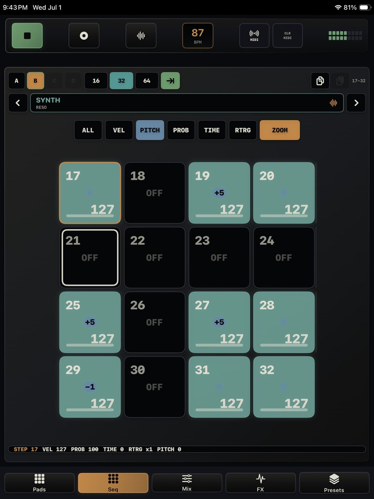 TEMPO-1 iPad zoom page
