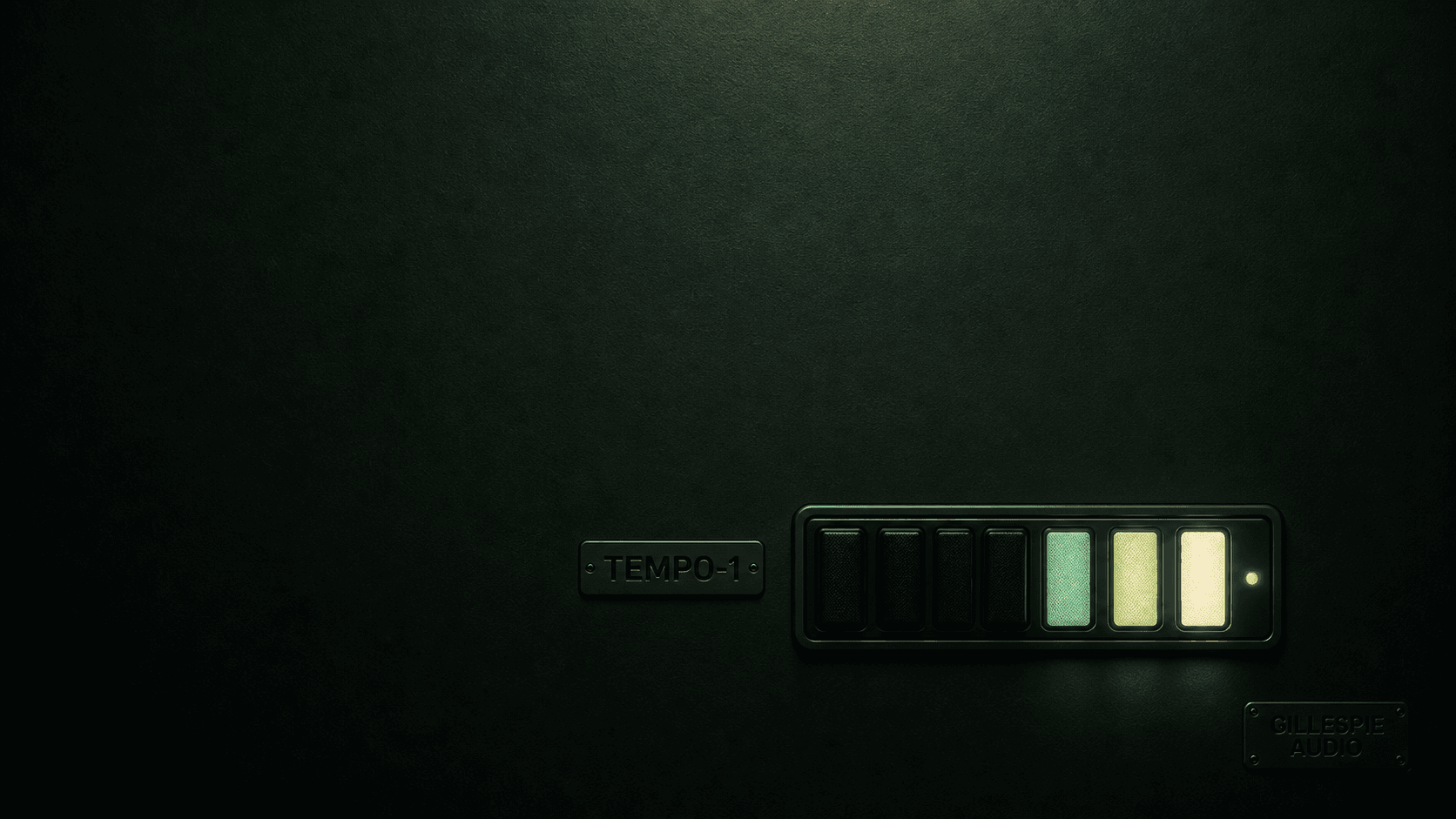 Emerald Meter, a TEMPO-1 desktop wallpaper